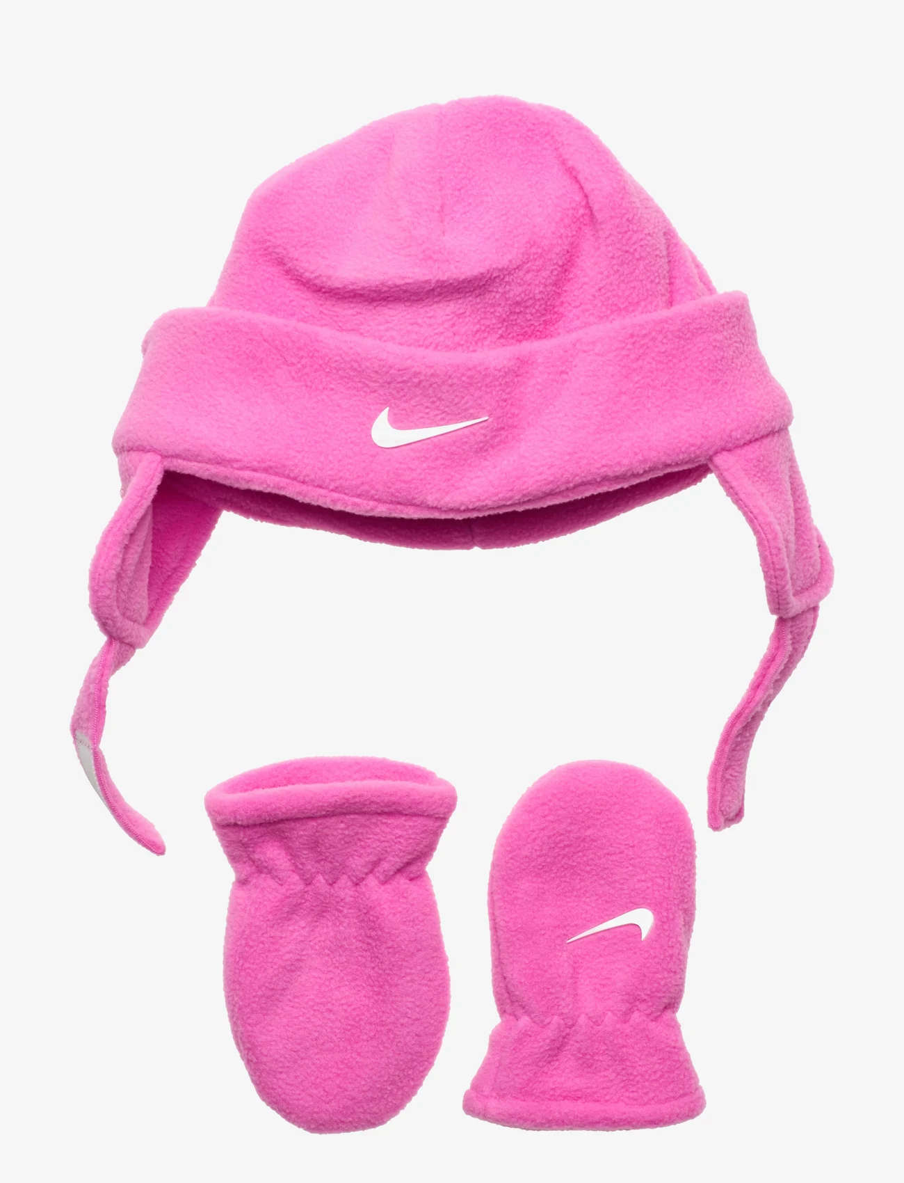 Nike - NAN SWOOSH BABY FLEECE CAP / NAN SWOOSH BABY FLEECE CAP - najniższe ceny - playful pink - 0