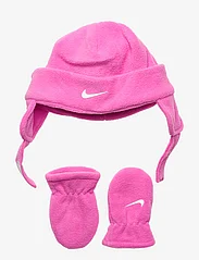 Nike - NAN SWOOSH BABY FLEECE CAP / NAN SWOOSH BABY FLEECE CAP - adītas cepures - playful pink - 0