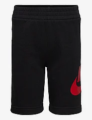 Nike - NSW FRENCH TERRY SHORT SET - sets with short-sleeved t-shirt - black / university red) - 2