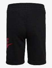Nike - NSW FRENCH TERRY SHORT SET - sets with short-sleeved t-shirt - black / university red) - 3