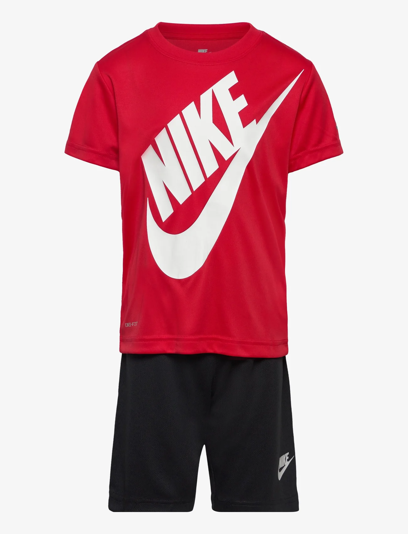 Nike - FUTURA SHORT SET - sets with short-sleeved t-shirt - black/university red - 0