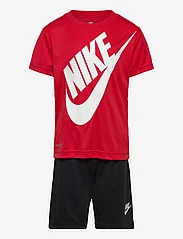 Nike - FUTURA SHORT SET - de laveste prisene - black/university red - 0