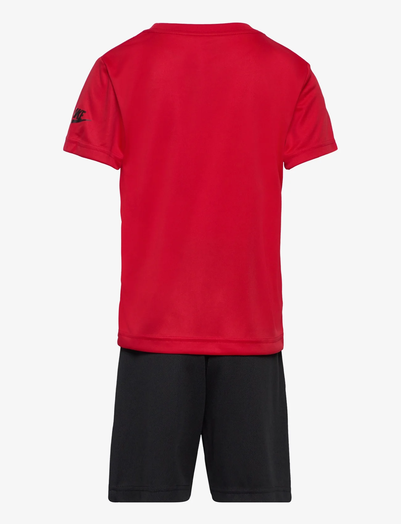 Nike - FUTURA SHORT SET - sets with short-sleeved t-shirt - black/university red - 1