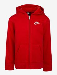 Nike - NKN CLUB FLEECE FZ HOODIE / NKN CLUB FLEECE FZ HOODIE - hoodies - university red - 0