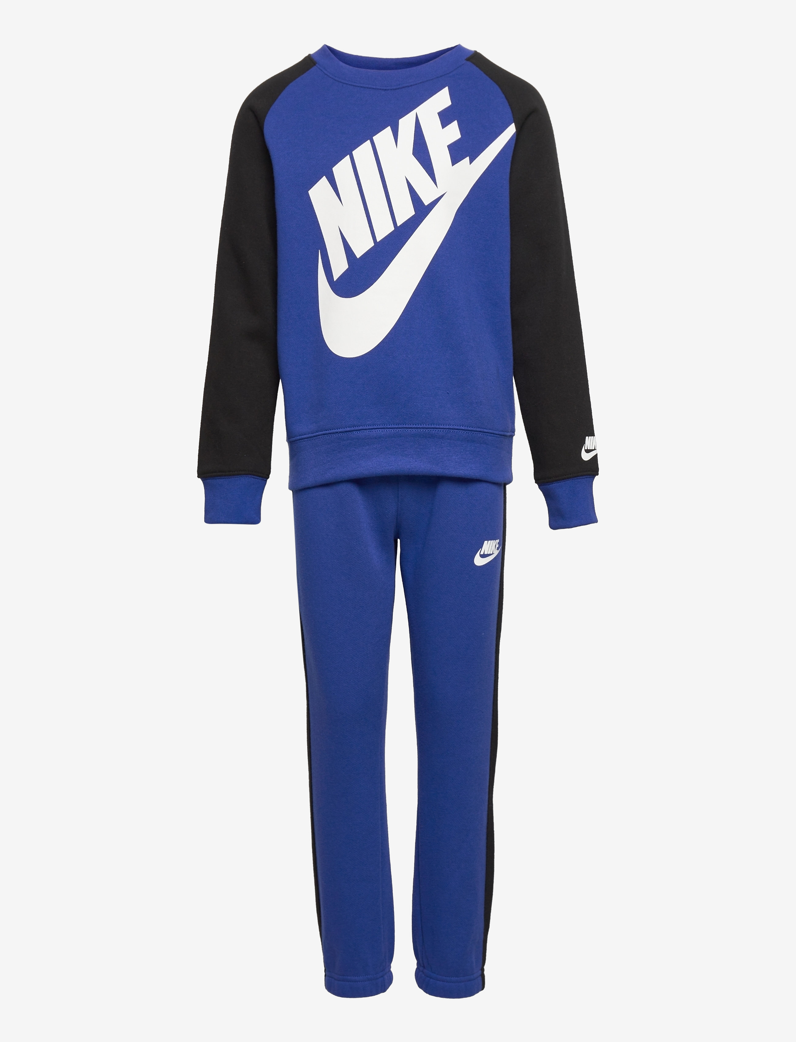 NIKE Oversized Futura Crew Set Blau - 116-122 - Kinder