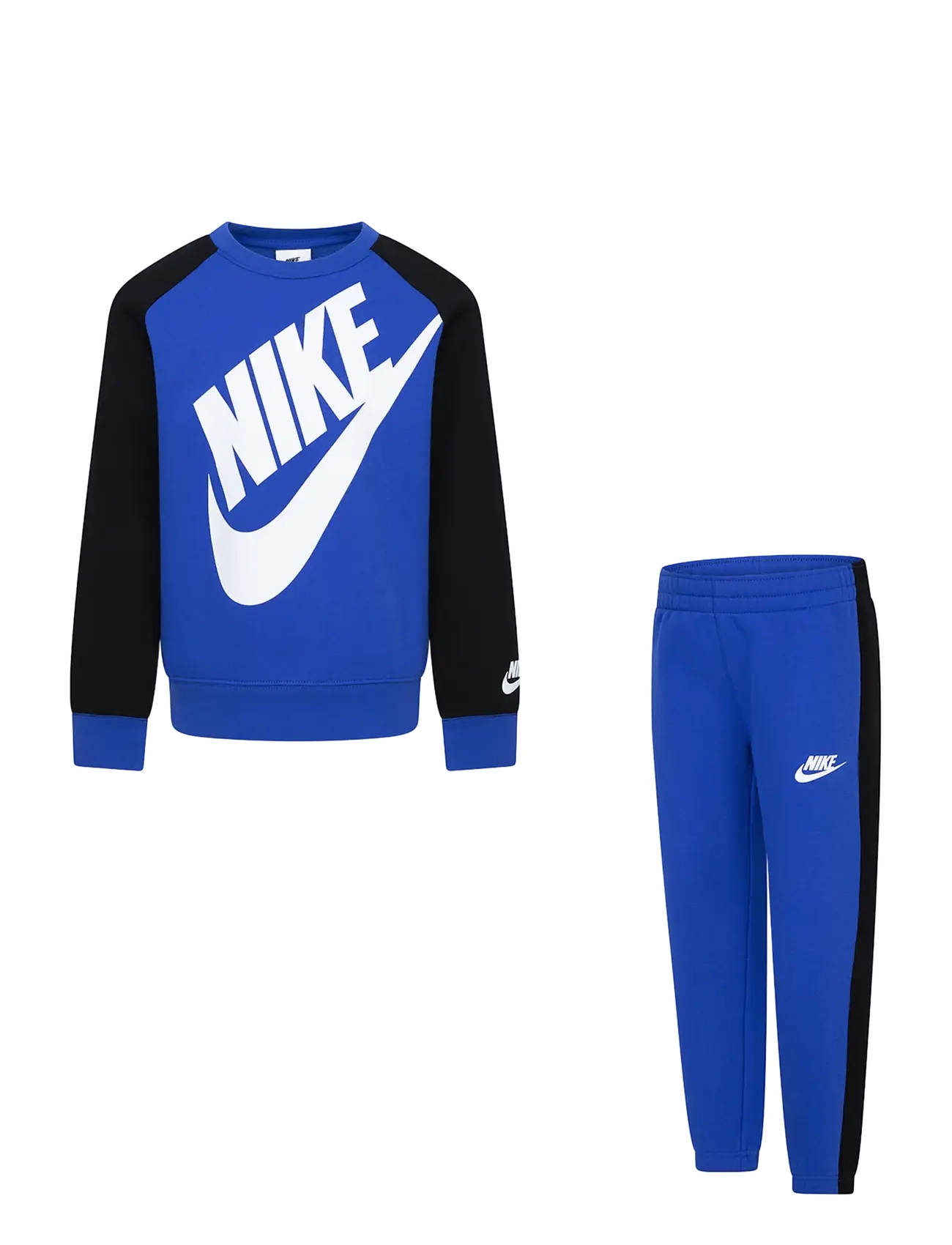 Nike OVERSIZED FUTURA CREW SET - Sportiniai kostiumai ir 2 dalių komplektai - GAME ROYAL / blue