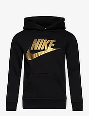 Nike - CLUB HBR PO - bluzy z kapturem - black/metallic gold - 0