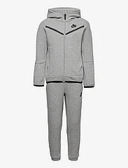 Nike - TECH FLEECE SET - treniņtērpi - dk grey heather - 0
