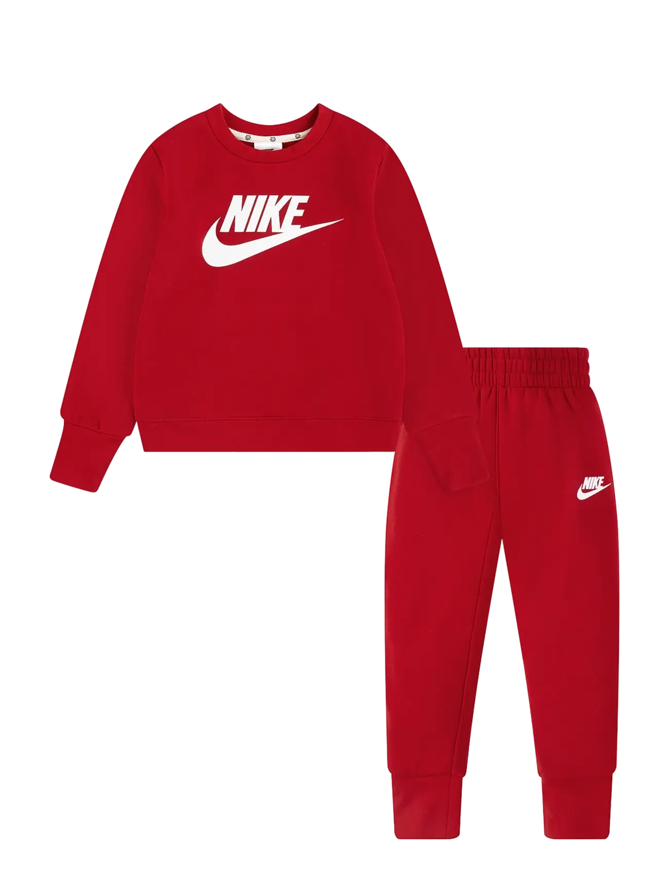 Nike NIKE CREW SET - Sportiniai kostiumai ir 2 dalių komplektai - GYM RED / red