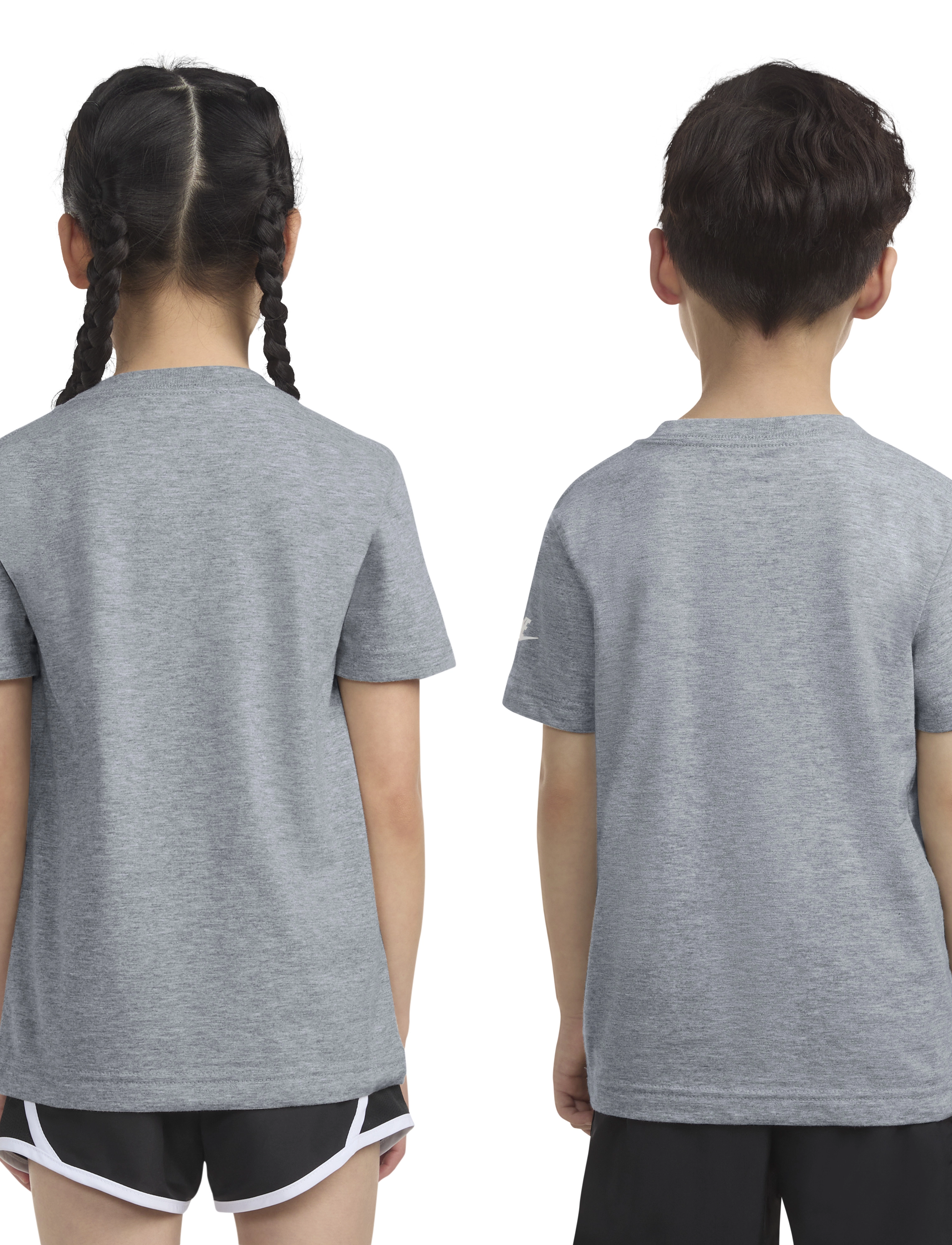 Nike - Nike Futura Evergreen Tee - kortärmade t-shirts - dk grey heather - 4