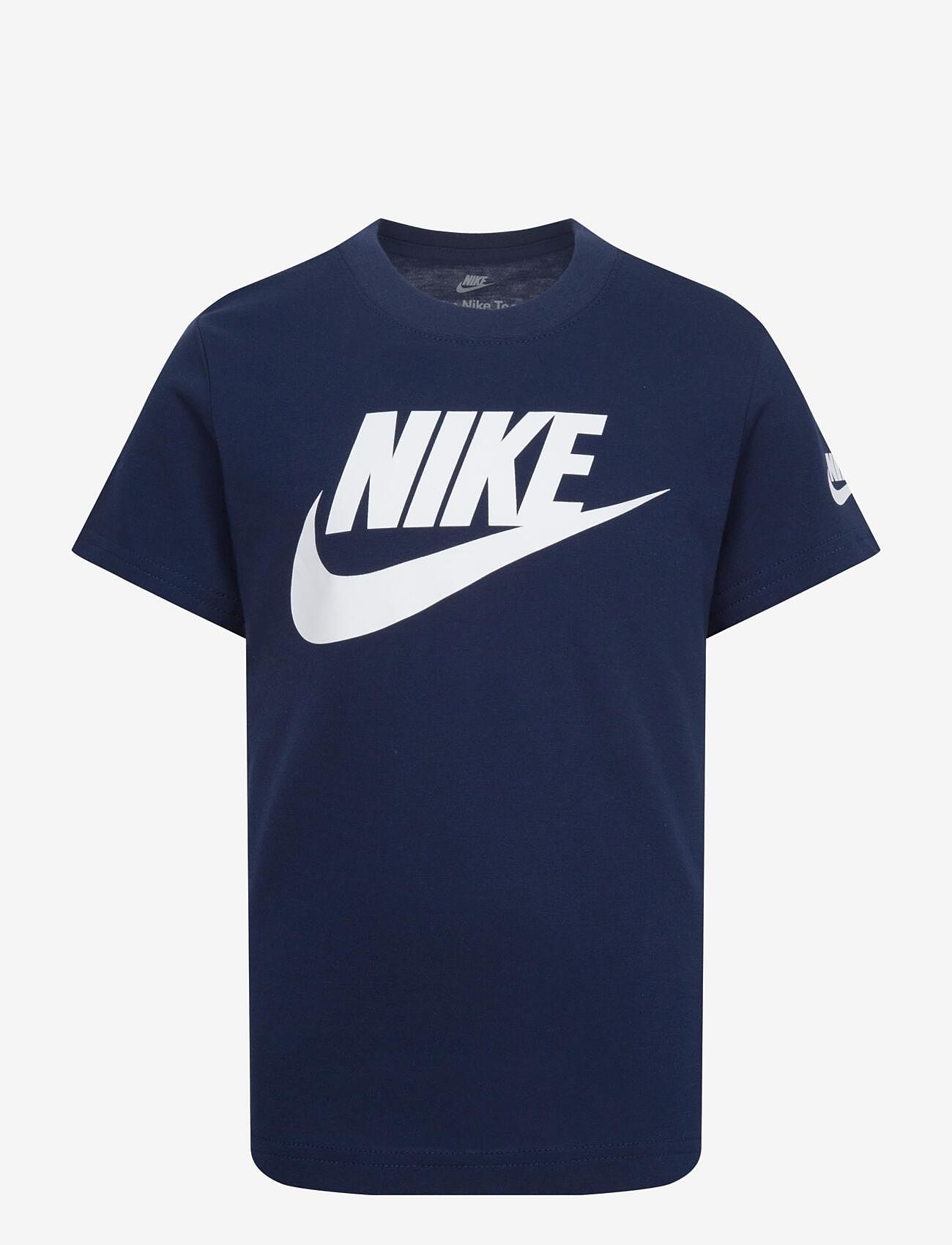 Nike - FUTURA SS TEE - kortärmade t-shirts - midnight navy / white - 1