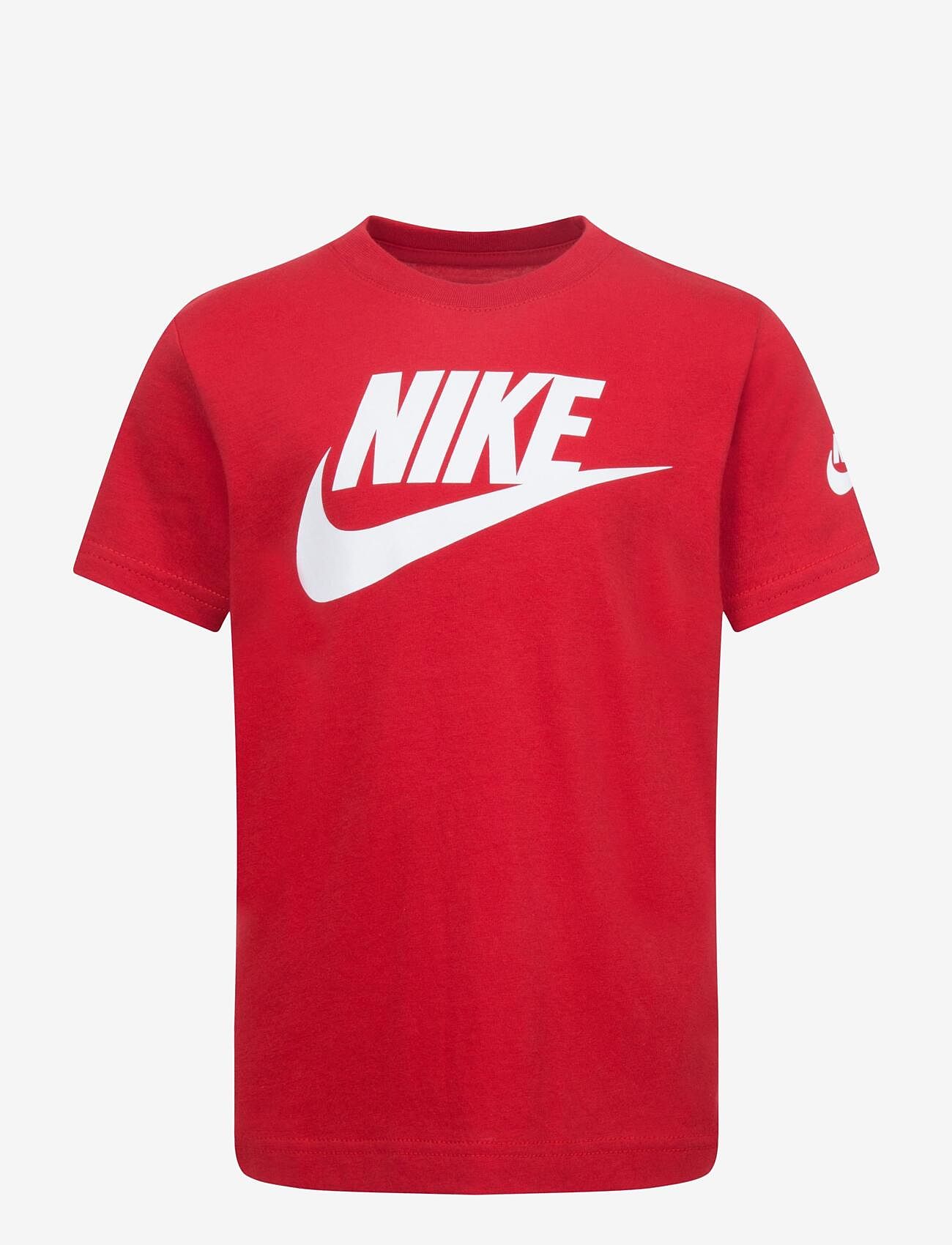 Nike - FUTURA SS TEE - kortärmade t-shirts - university red / white - 1