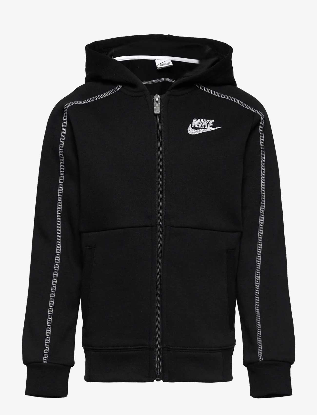 Nike - B NSW AMPLIFY FLC FZ - kapuutsiga dressipluusid - black - 0