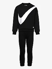 Nike - SWOOSH ESSENTIALS FLEECE SET - sportiniai kostiumai - black - 0