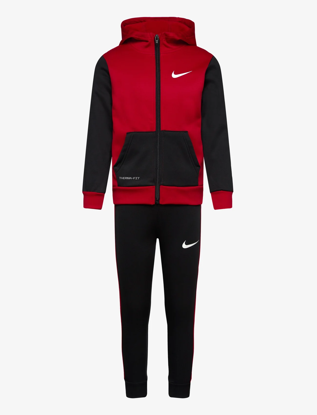 Nike - B NK THERMA FIT AOP SET - black/red - 0