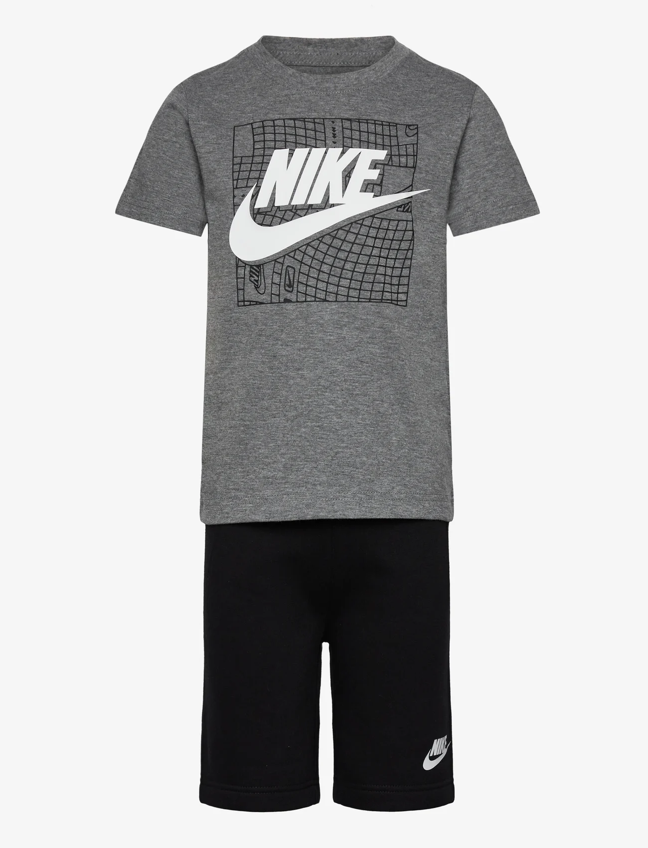 Nike - B NSW CLUB SSNL SHORT SET - zemākās cenas - black - 0