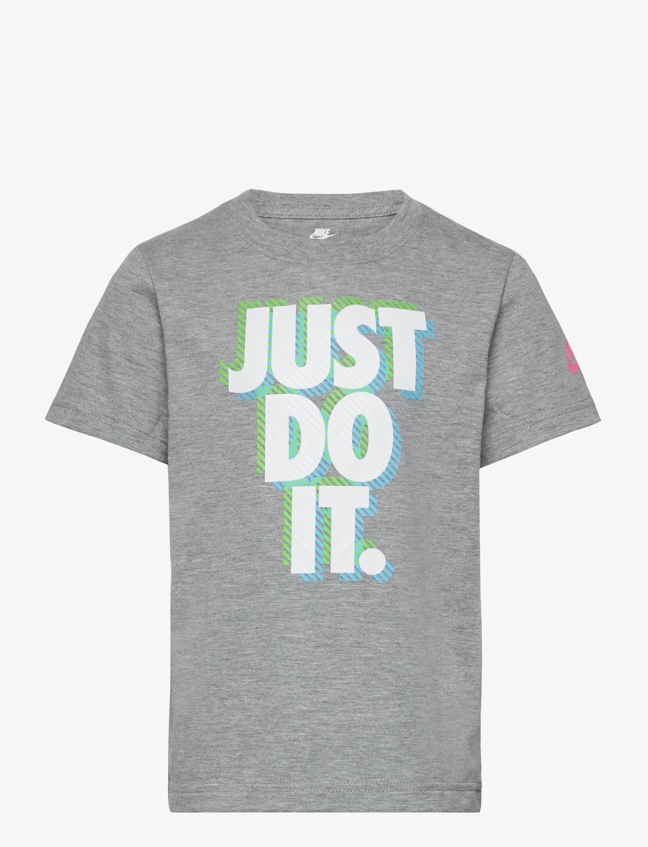 Nike - JDI 3D SHORT SLEEVE TEE - kortærmede t-shirts - dk grey heather - 0