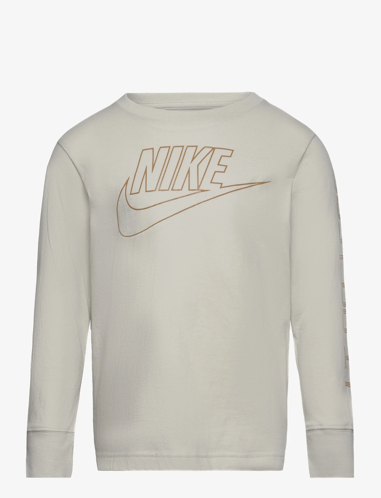 Nike - AMPLFIED LS SLEEVE HIT TEE - langærmede t-shirts - lt bone - 0