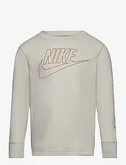 Nike - AMPLFIED LS SLEEVE HIT TEE - långärmade t-shirts - lt bone - 0