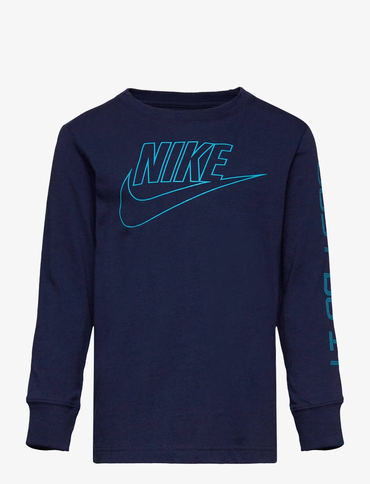 Nike - AMPLFIED LS SLEEVE HIT TEE - long-sleeved t-shirts - midnight navy - 0