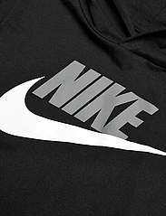 Nike - B NSW FUTURA HOODED LS TEE - kapuutsiga dressipluusid - black - 2