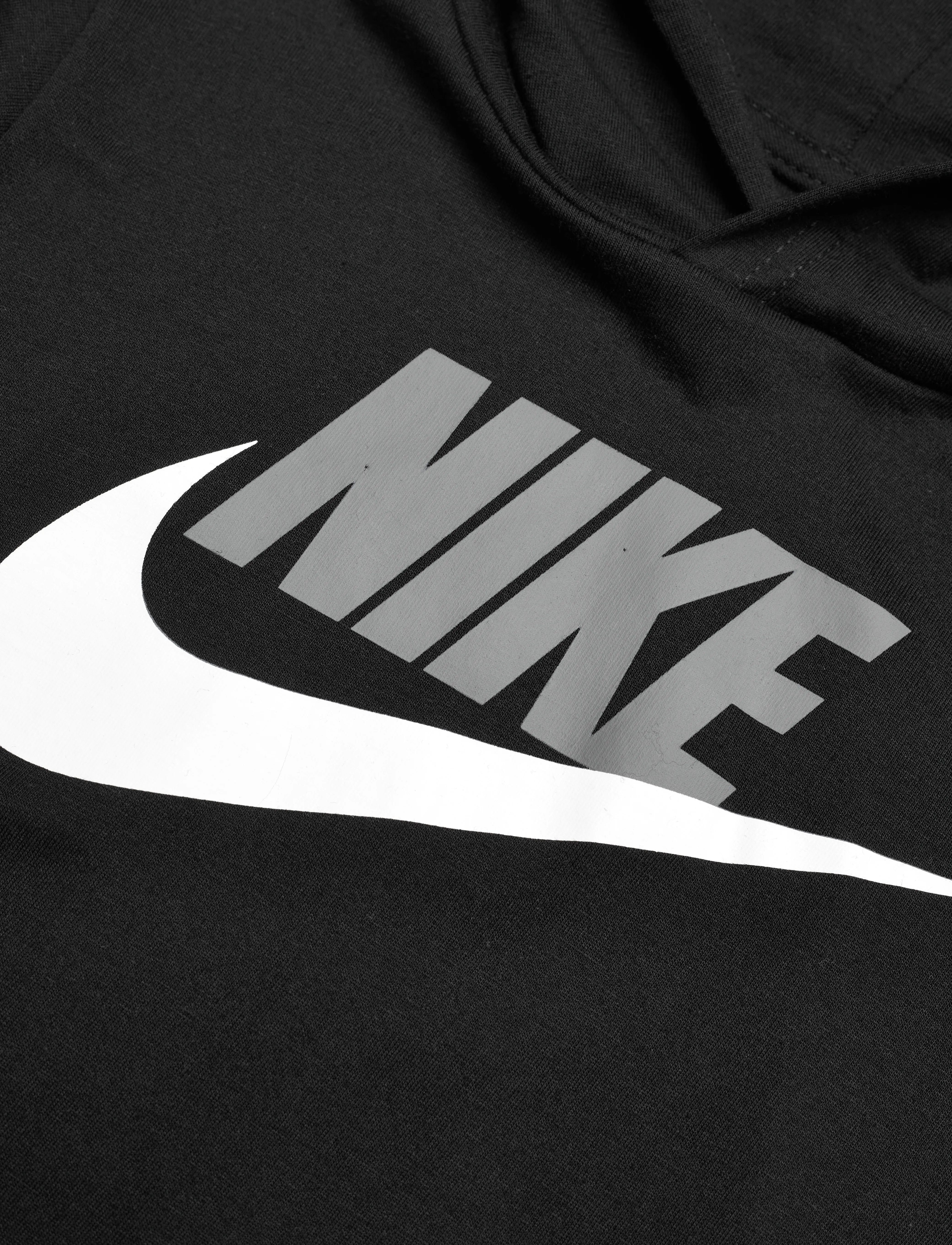 Nike - B NSW FUTURA HOODED LS TEE / B NSW FUTURA HOODED LS TEE - black - 2