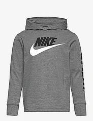 Nike - B NSW FUTURA HOODED LS TEE - džemperi ar kapuci - carbon heather - 0