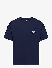 Nike - B NSW RELAXED POCKET TEE - korte mouwen - midnight navy - 0