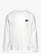 NSW RELAXED LS LBR TEE - WHITE