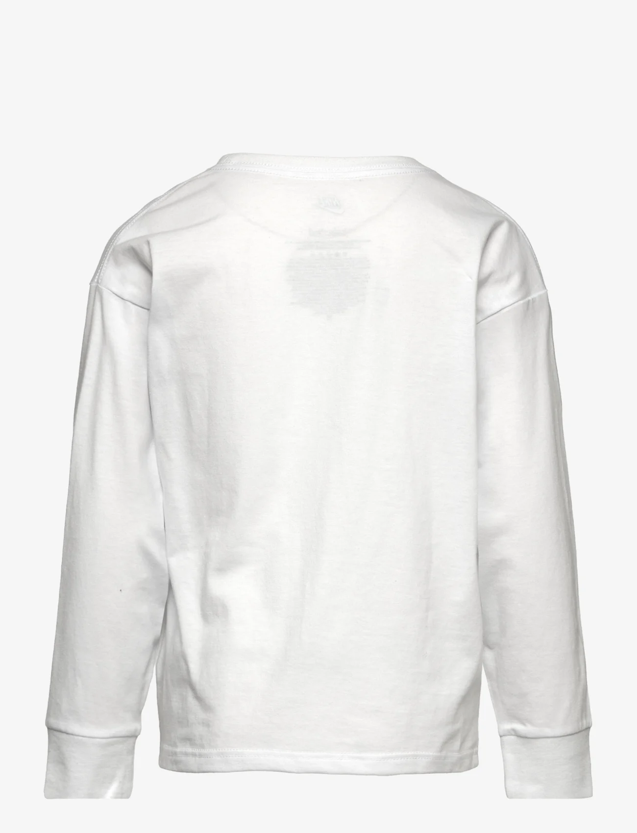 Nike - NSW RELAXED LS LBR TEE - långärmade t-shirts - white - 1