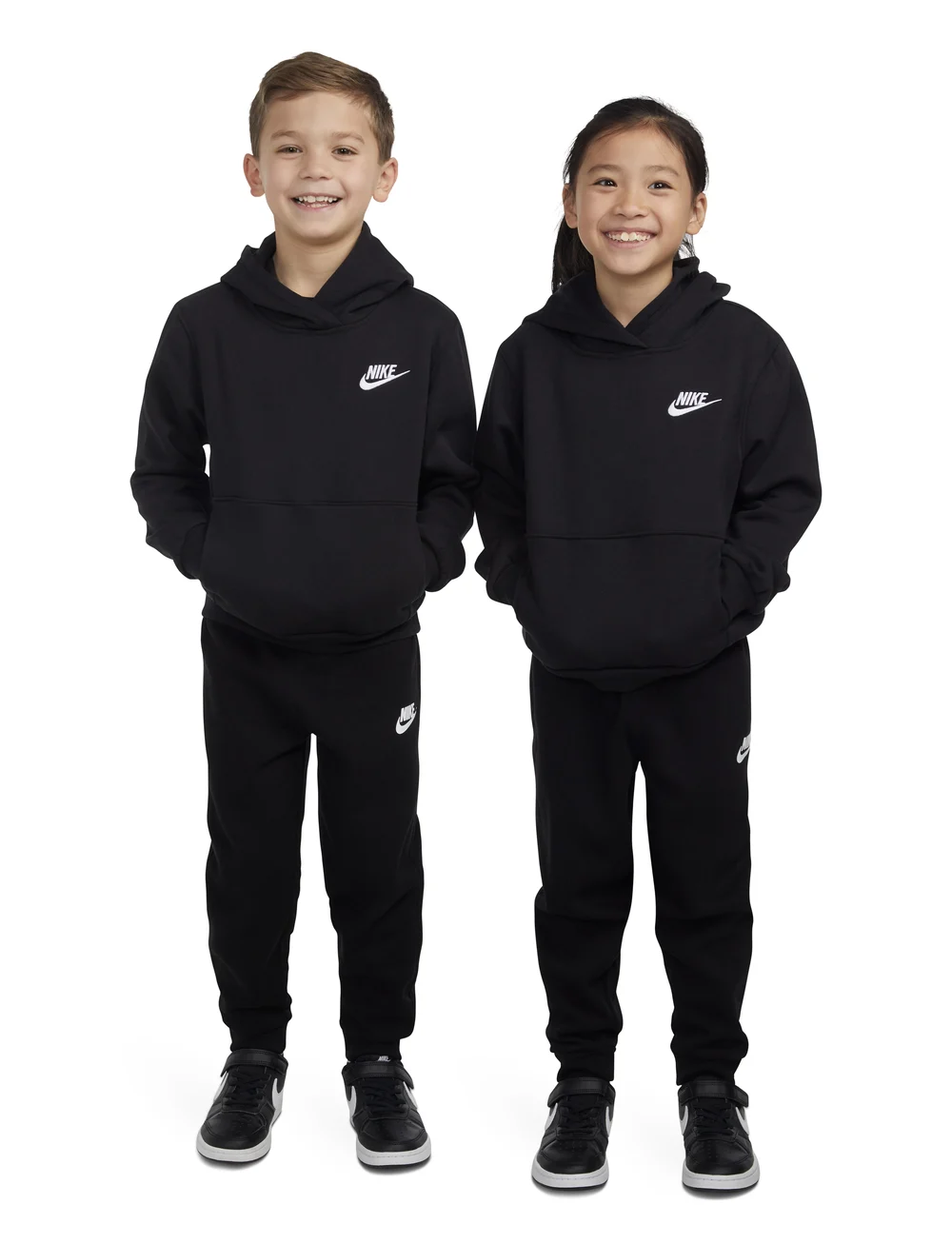 Nike - PO-PULL-OVER HOODY - hupparit - black - 5