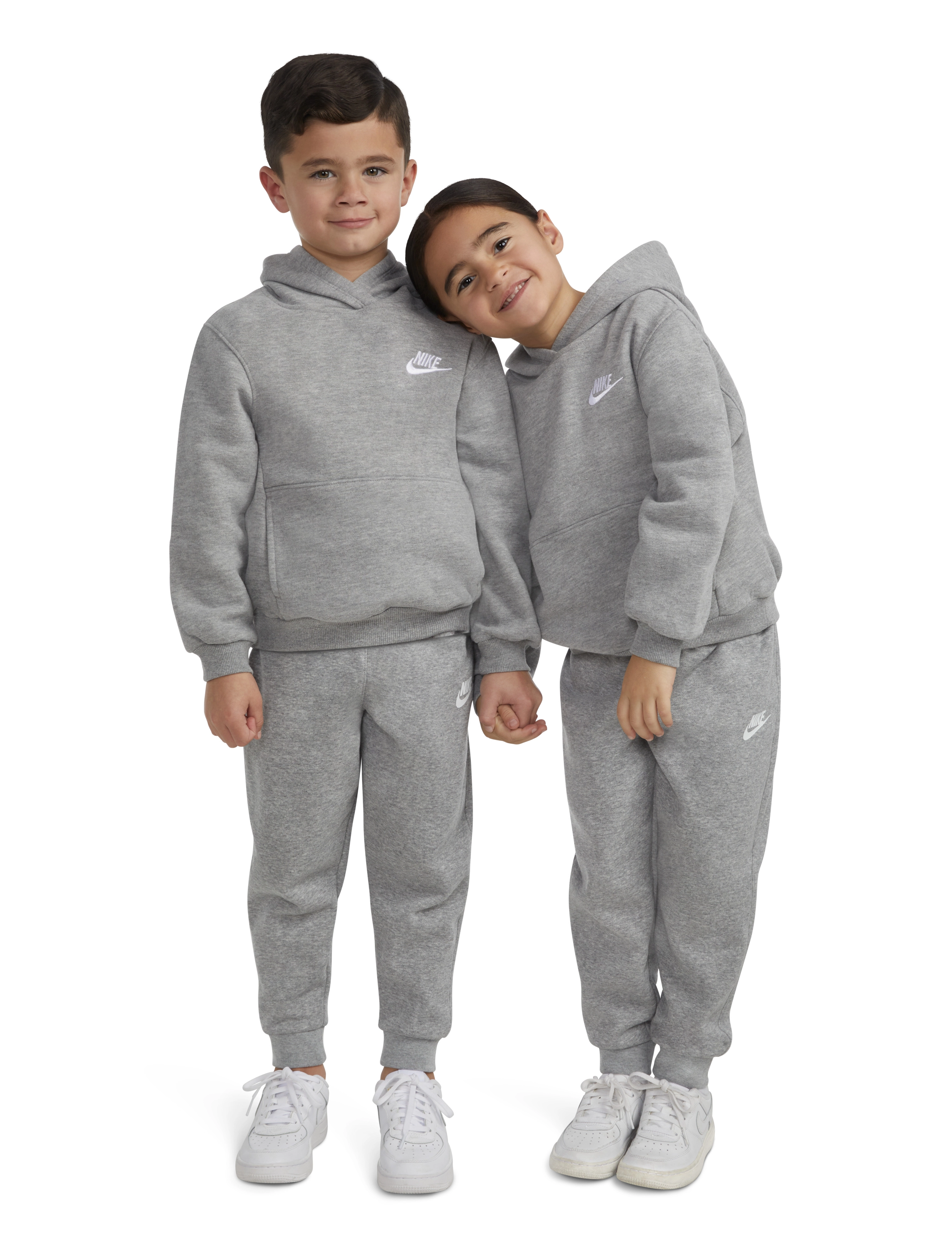 Nike - Nike Sportswear Club Fleece hoodie - pulls a capuche - dk grey heather - 4