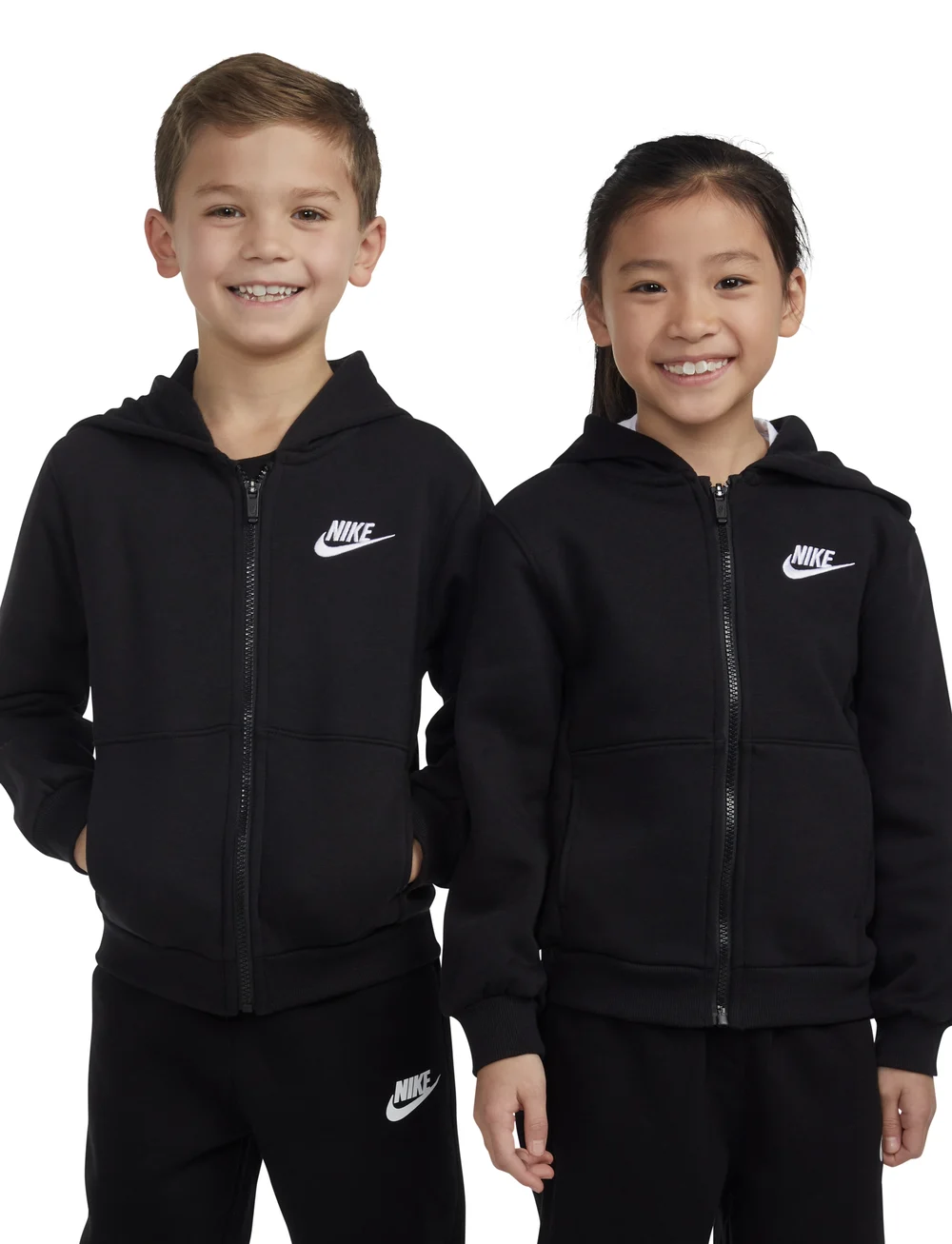 Nike - ZH-FULL ZIP HOODY - hættetrøjer - black - 0