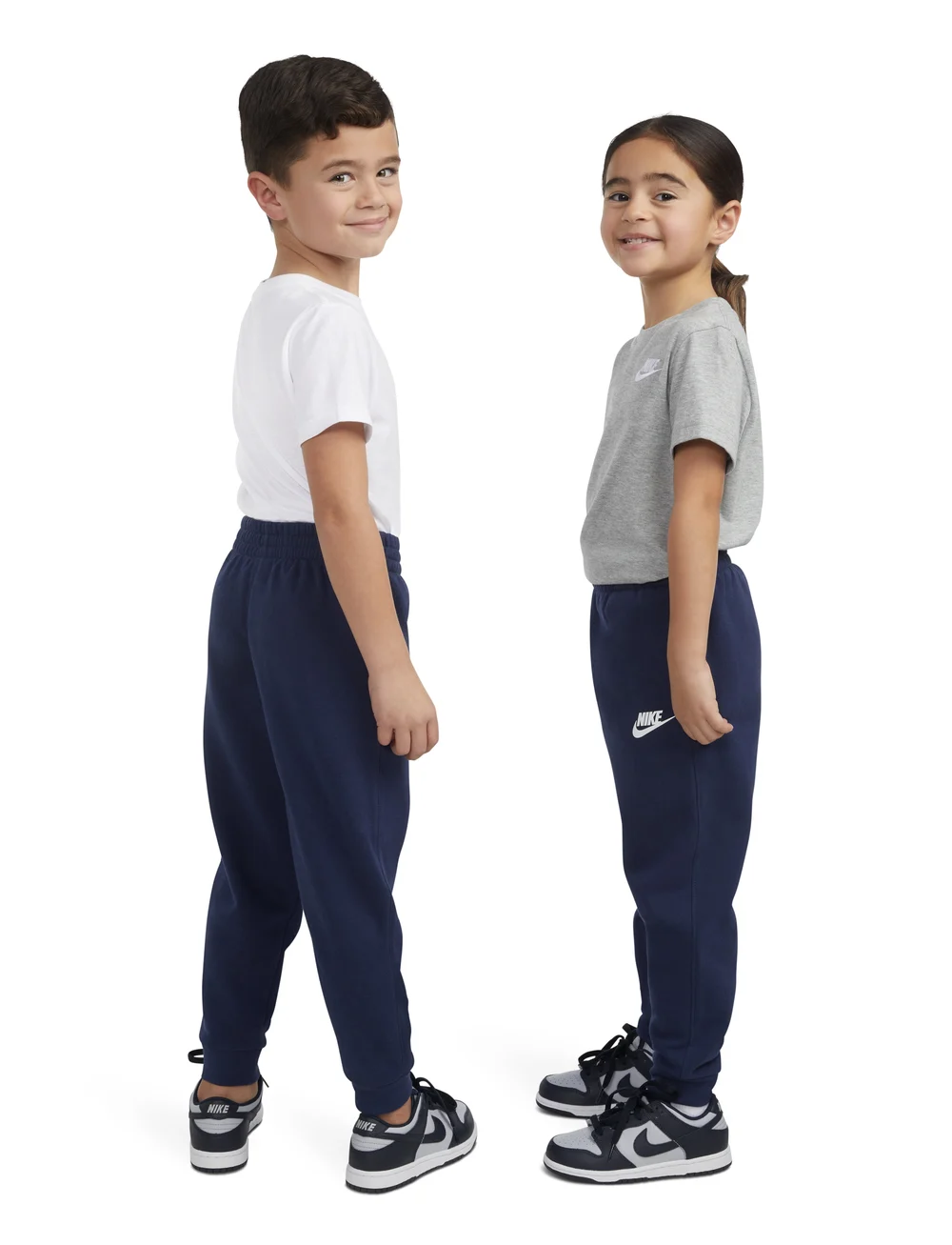 Navy blue fleece joggers hotsell