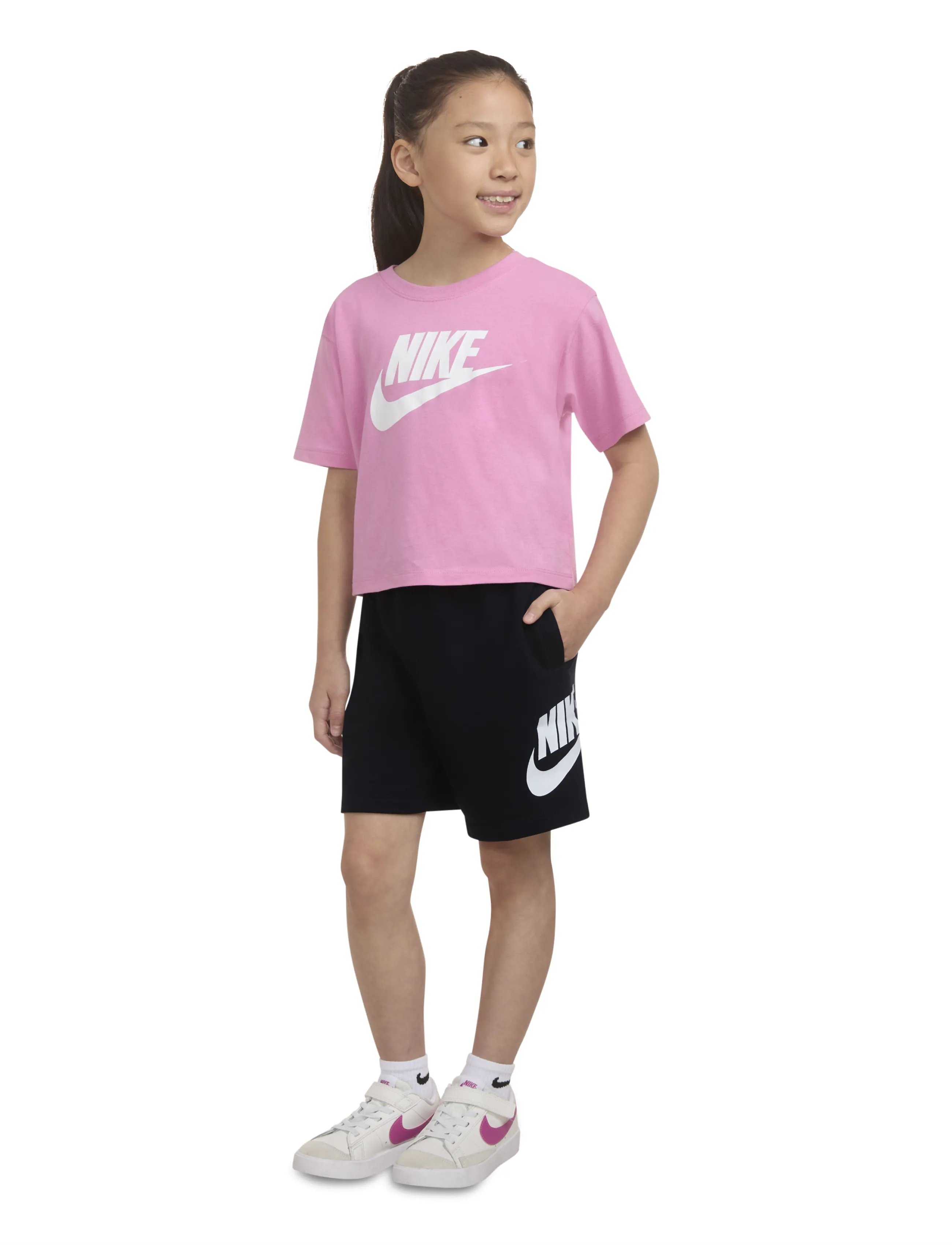 Nike - NIKE SPORTSWEAR CLUB SHORT - sport shorts - black - 4