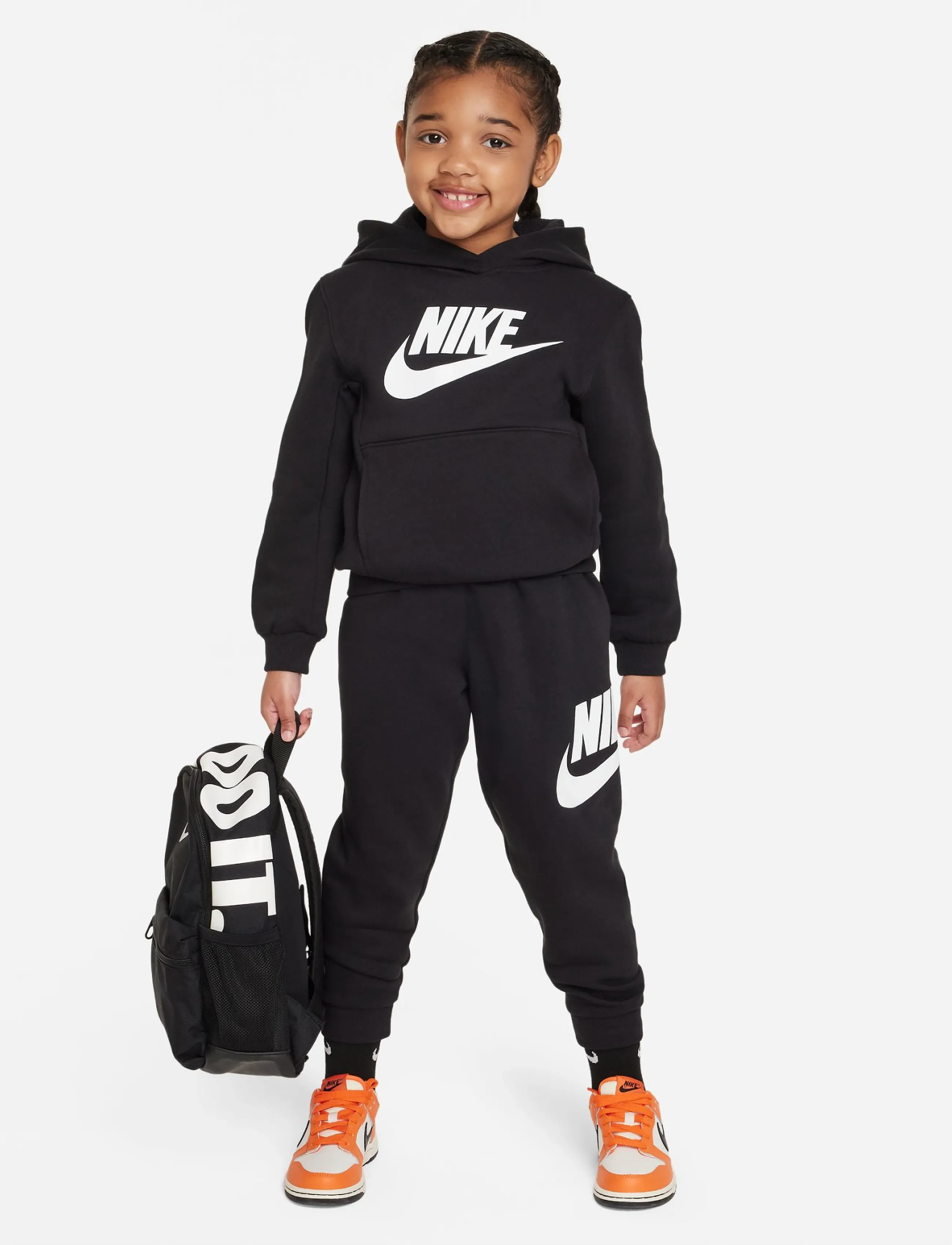 Nike Nike Club Fleece Set, 92-98, Black, Sport > Træningsdragter, Børn