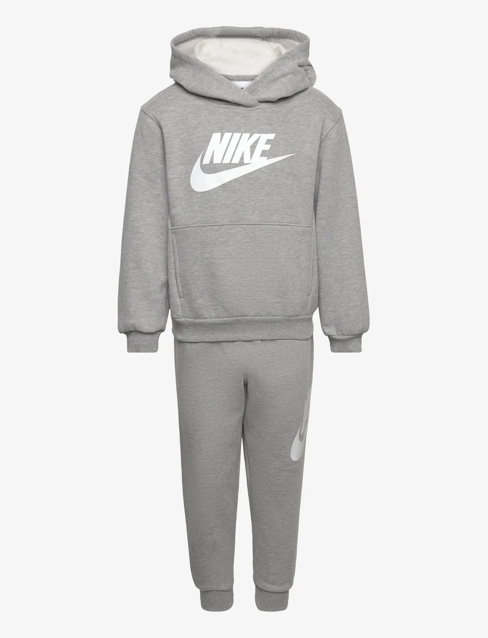 Nike fleece tracksuit sales set in grey