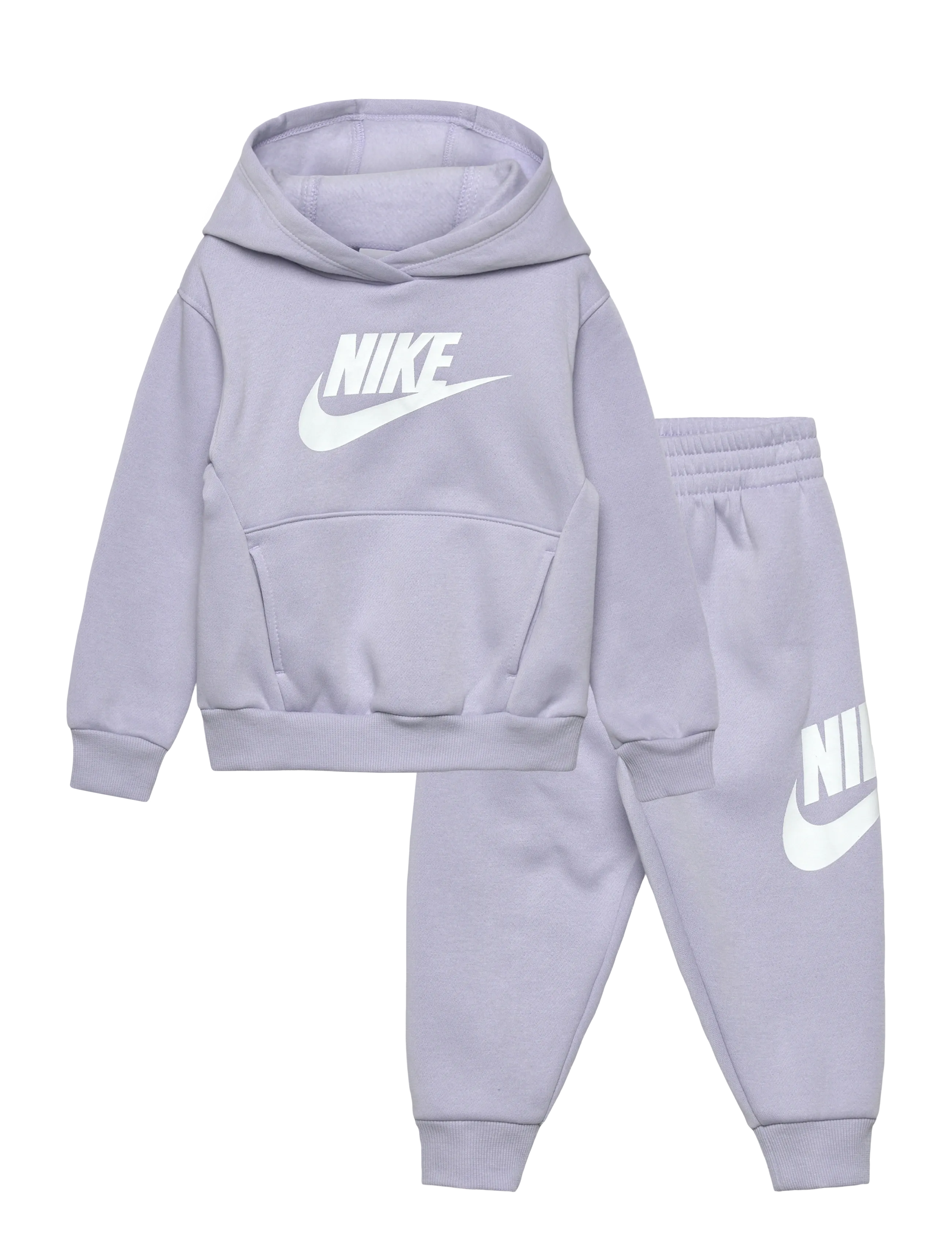 Nike NKN CLUB FLEECE SET - Kläder - GHOST / purple