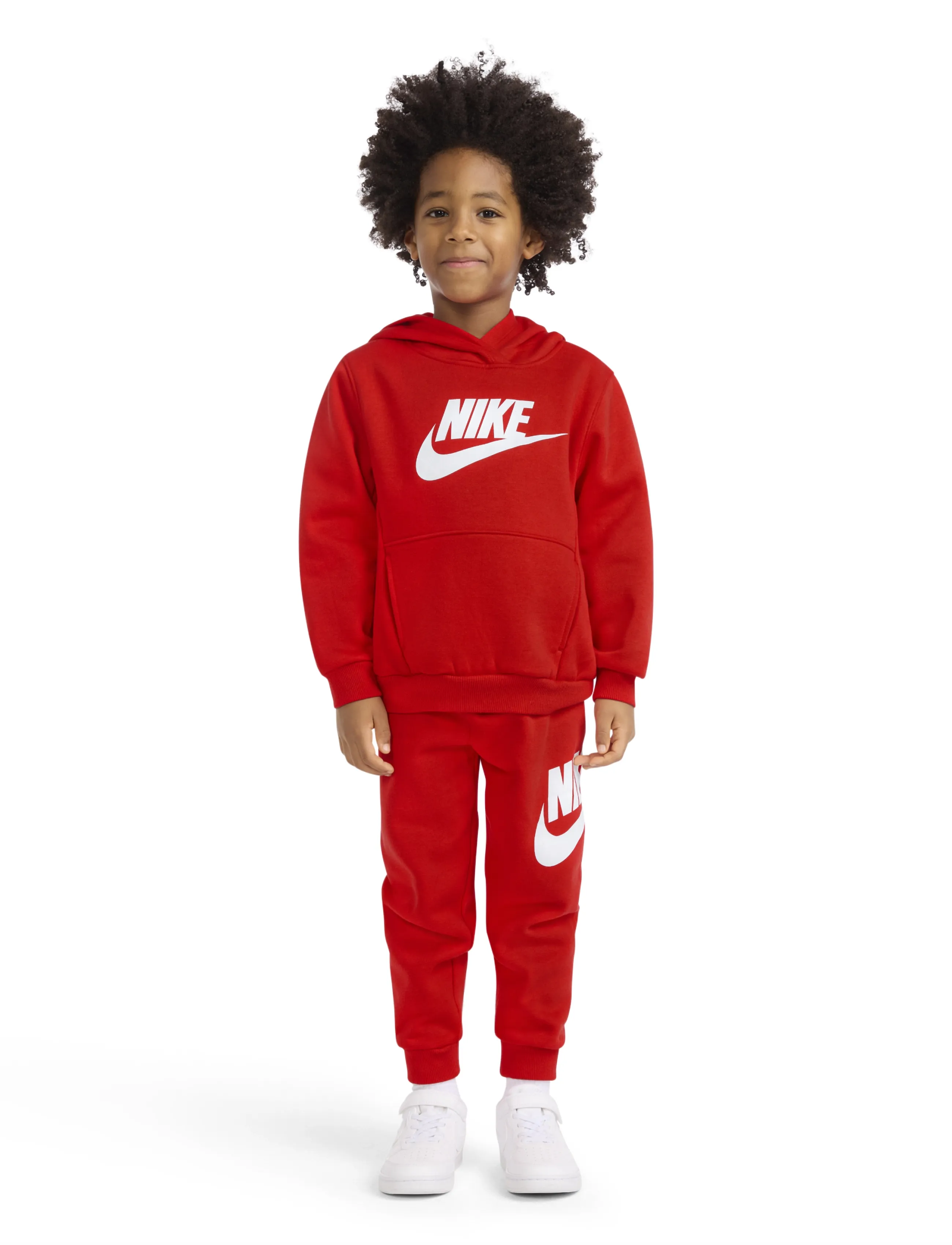Nike Nike Club Fleece Set, 98-104 cm, Red, Sport > Træningsdragter, Børn