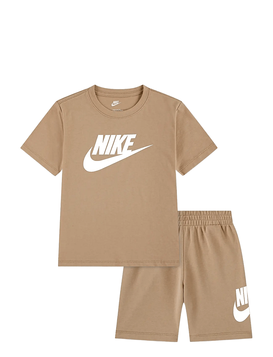 Nike - NIKE CLUB TEE & SHORT SET - 2-delat set - beige - 0