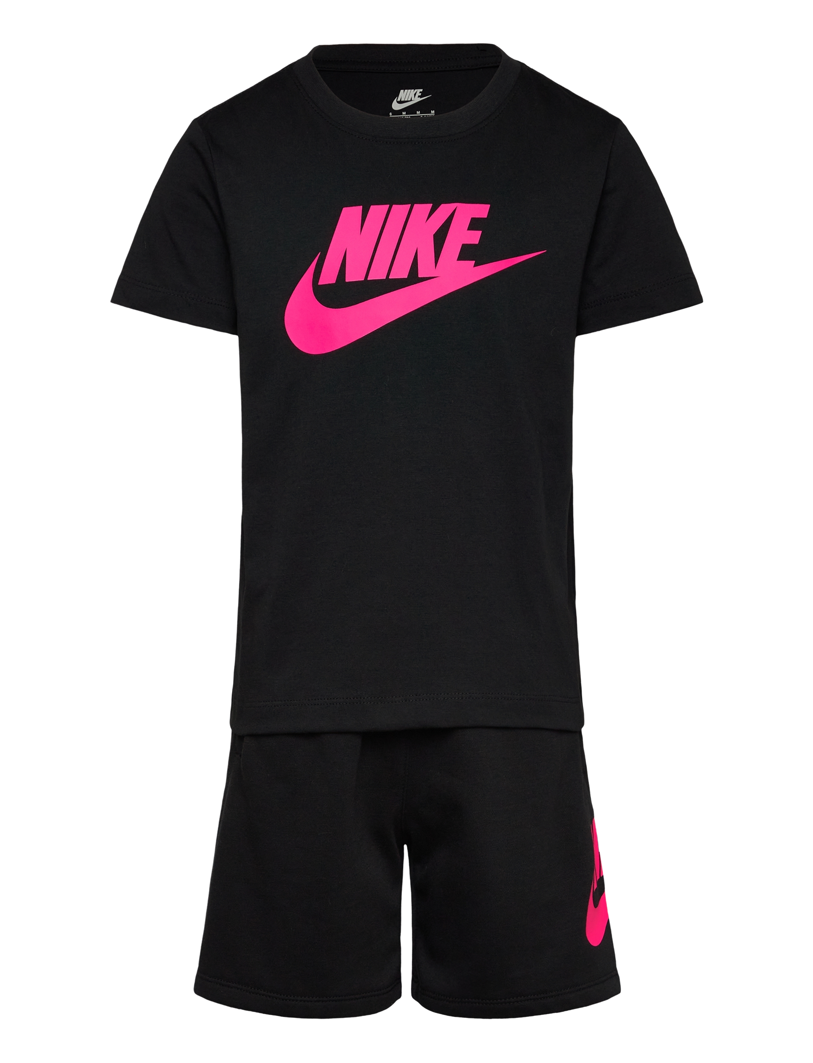 Nike Club Tee & Short Set, Børn, T-Shirt Og Shorts Sæt, Sort, Str: 92/98