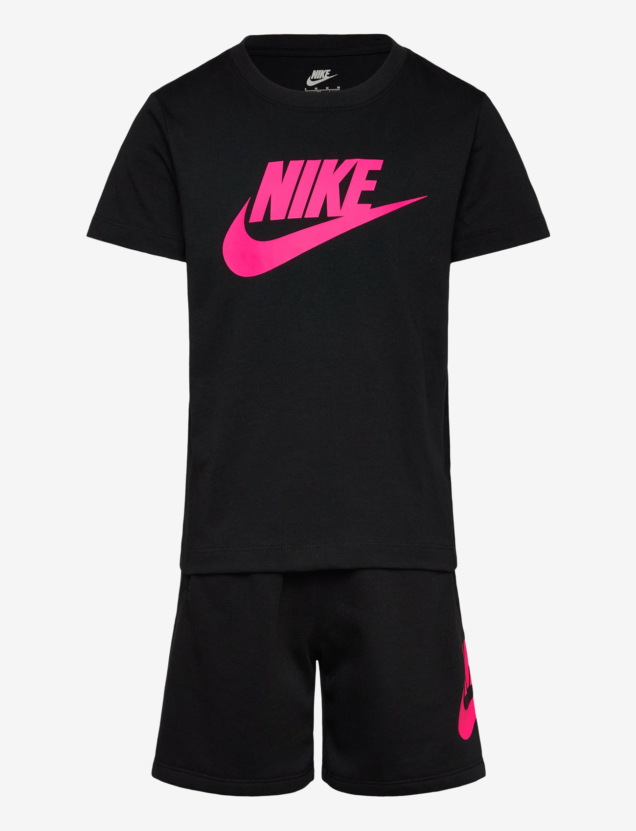 Nike - KS-KNIT SHORT SET - 2-delat set - hyper pink/black - 0