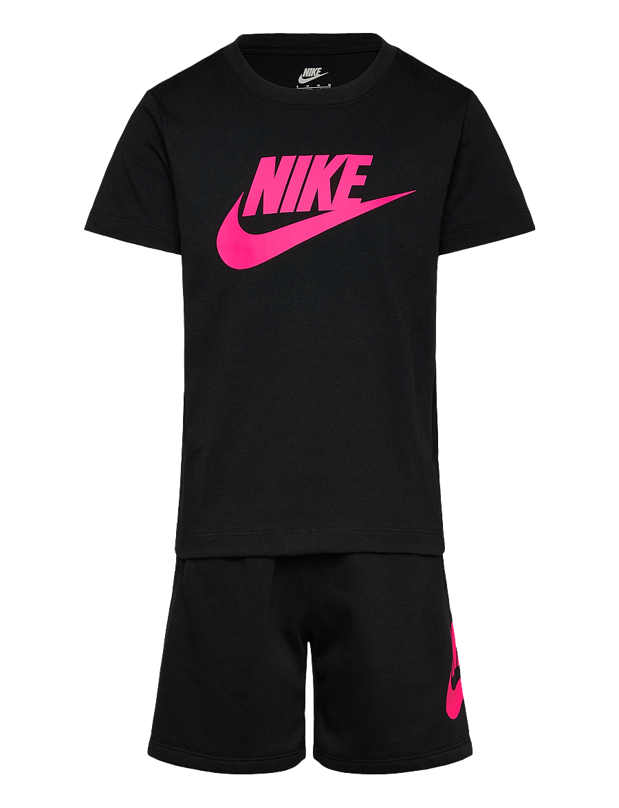Nike - NIKE CLUB TEE & SHORT SET - 2-osalised komplektid - hyper pink/black - 0
