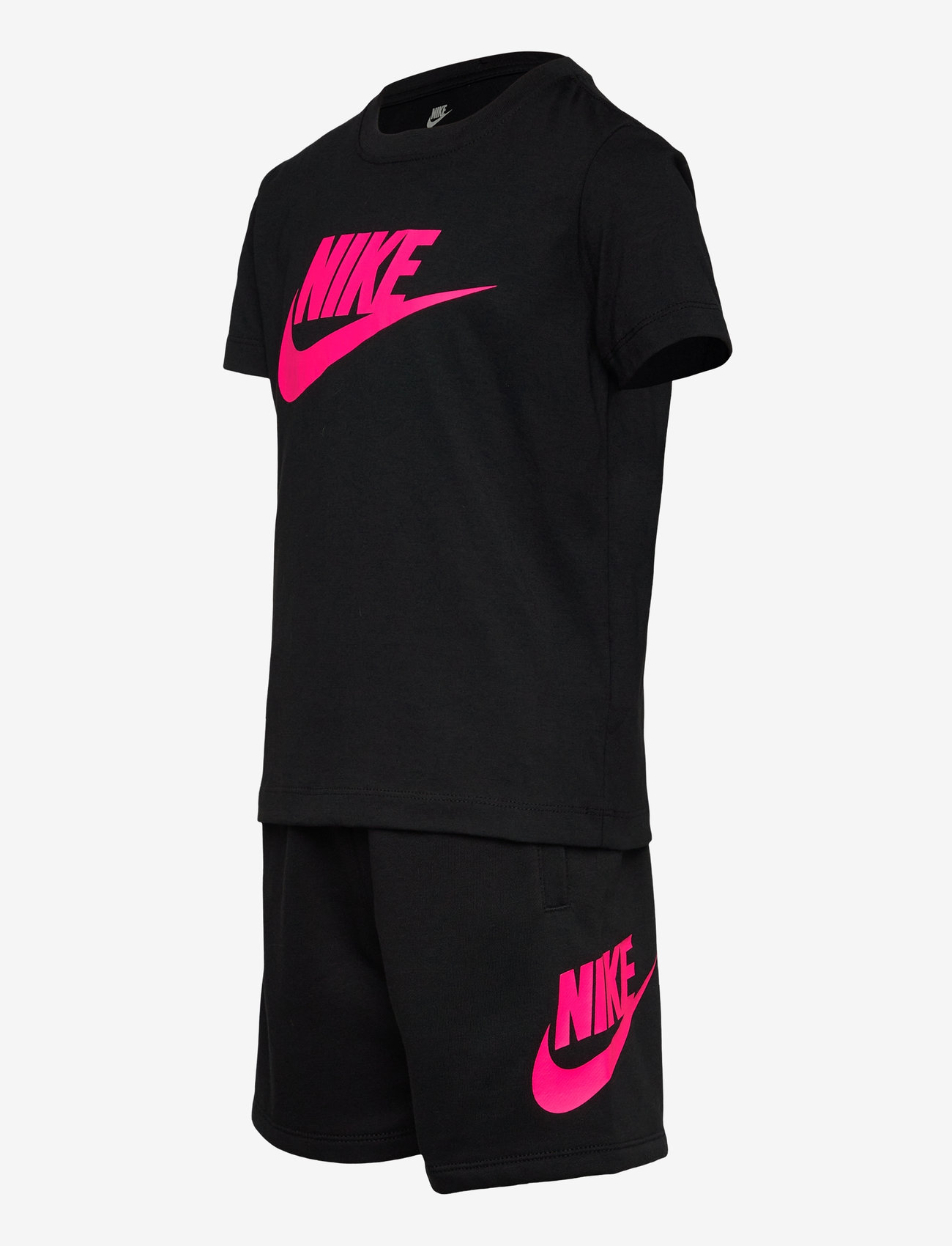Nike - KS-KNIT SHORT SET - 2-delat set - hyper pink/black - 4