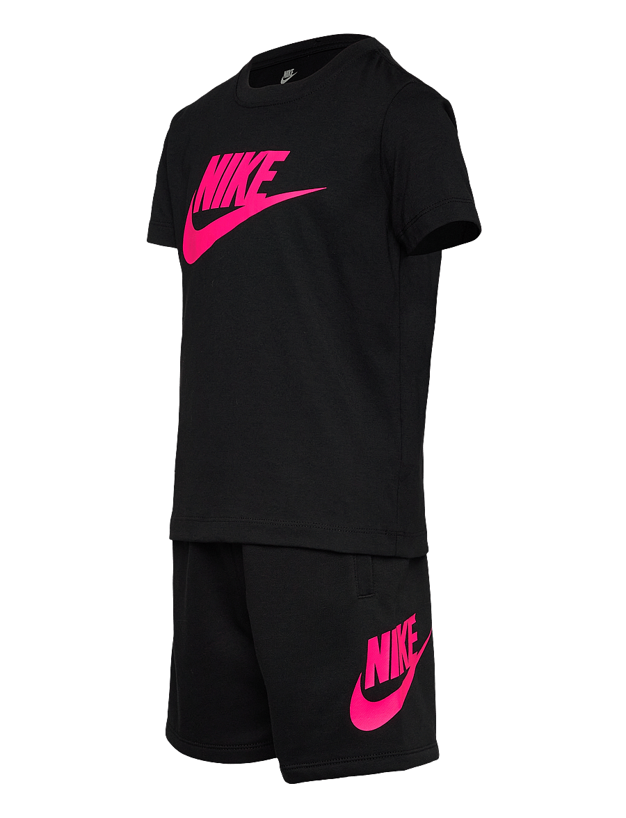 Nike - NIKE CLUB TEE & SHORT SET - 2-osalised komplektid - hyper pink/black - 4