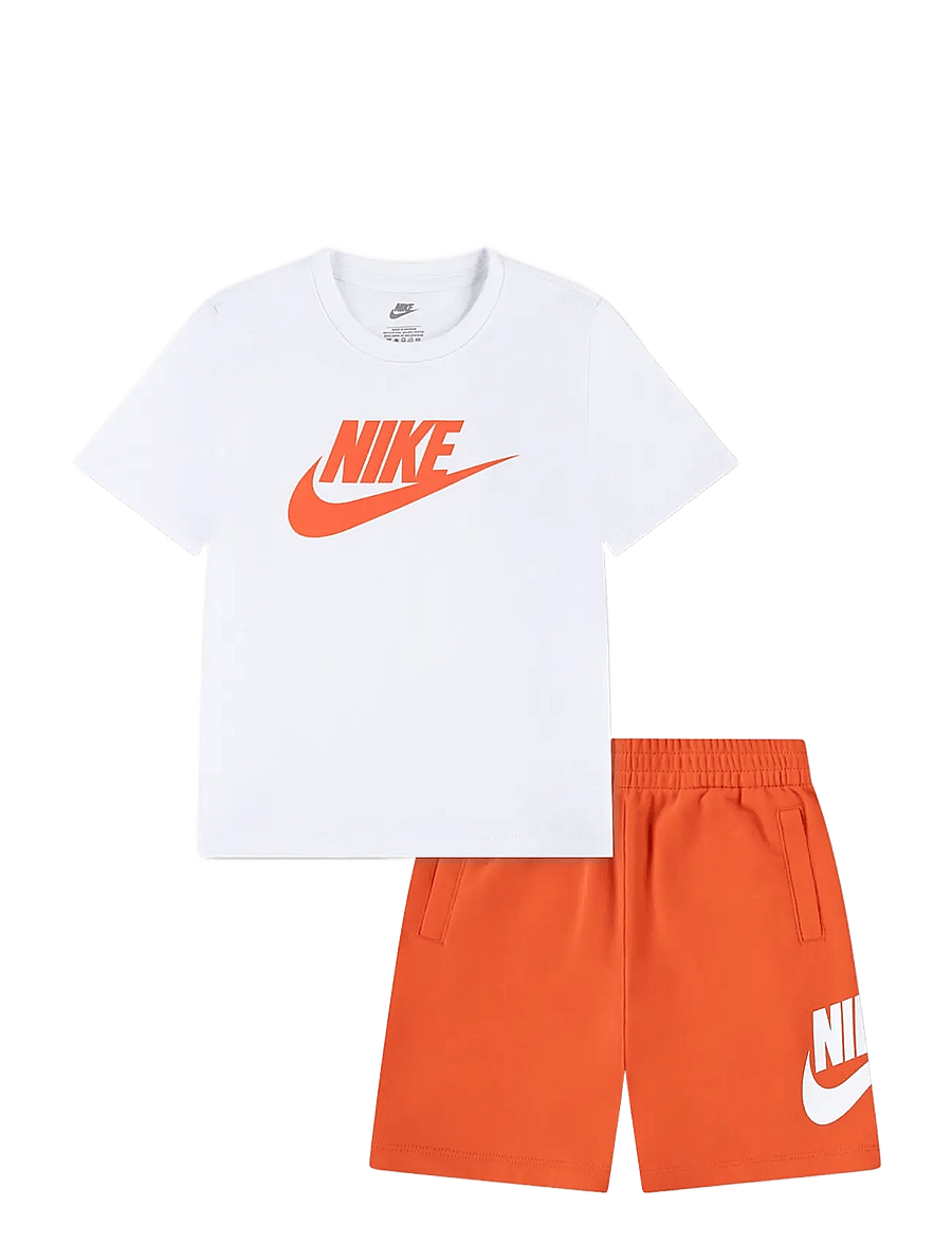 Nike - NIKE CLUB TEE & SHORT SET - 2-delat set - orange - 0