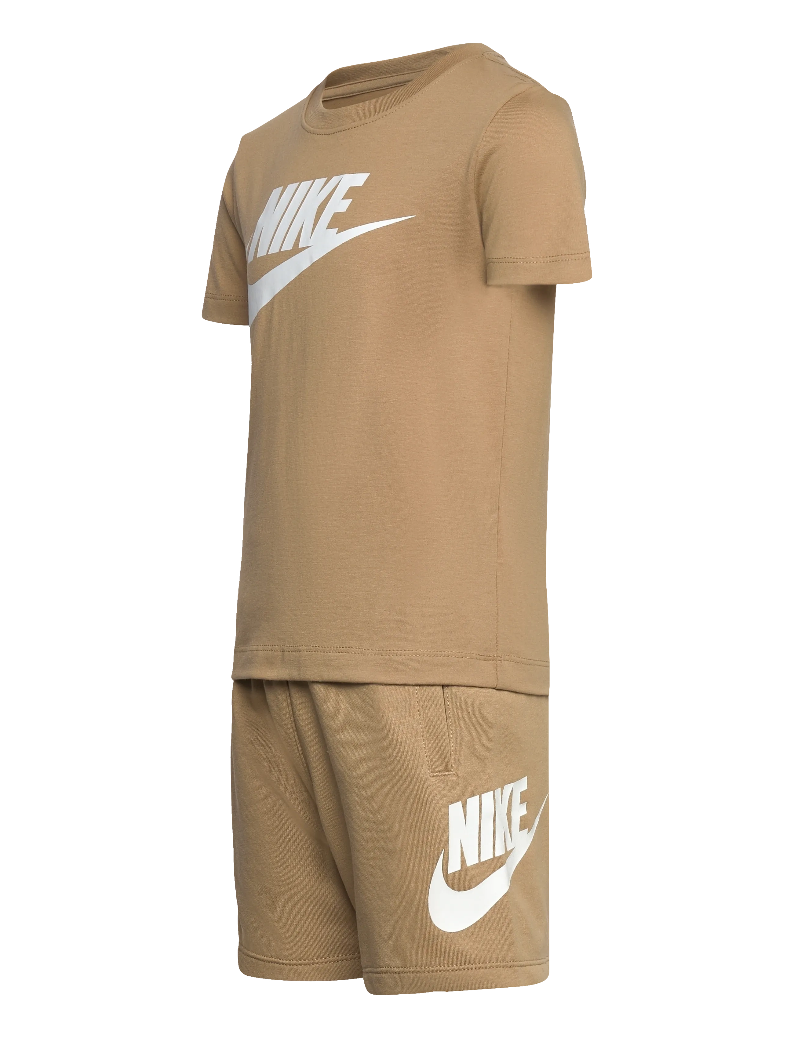 Nike - NIKE CLUB TEE & SHORT SET - sommerschnäppchen - parachute beige - 4
