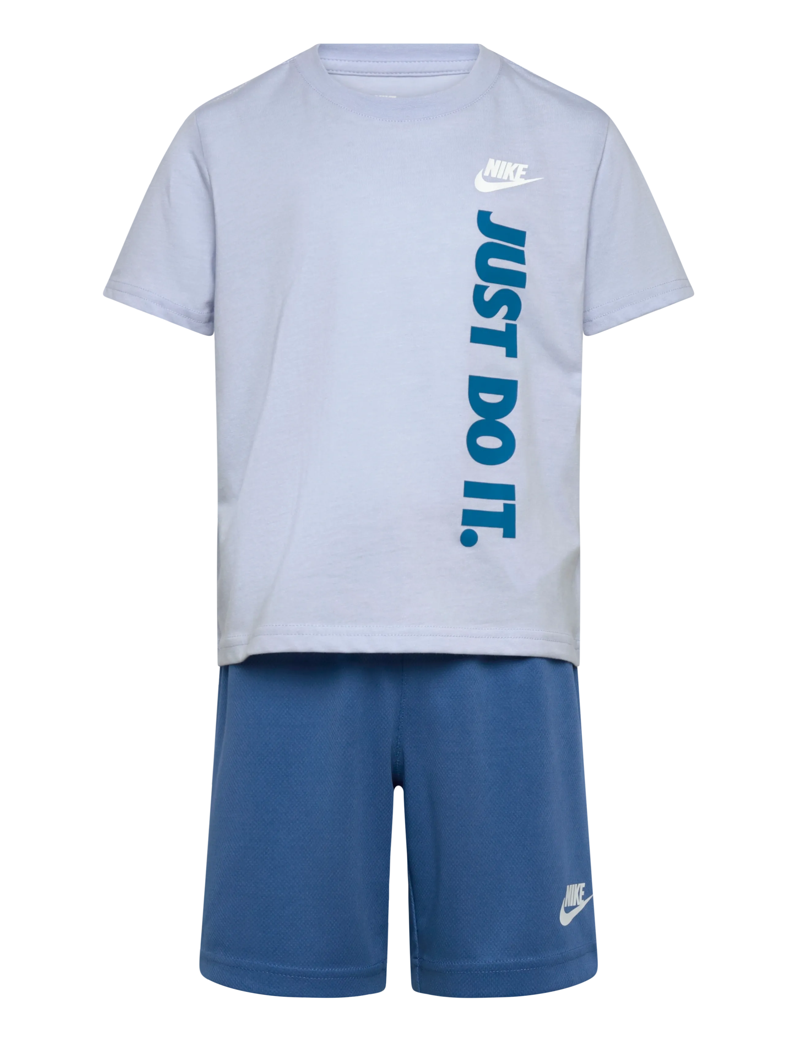 Nike Sportswear Short Set, Børn, Børne Strikket Shorts Sæt, Blå, Str: 110/116