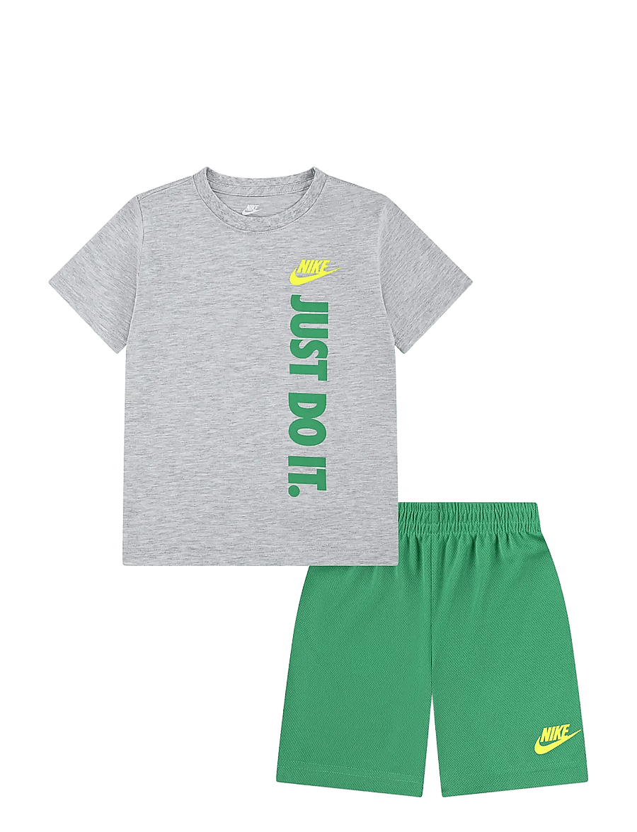 Nike - Nike Sportswear Short Set - zestaw 2 szt. - stadium green - 0