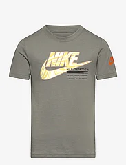 Nike - NKB FUTURA MICRO TEXT TEE / NKB FUTURA MICRO TEXT TEE - lühikeste varrukatega t-särgid - dark stucco - 0